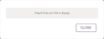 Upload pages file selection modal.