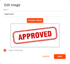 Edit Image modal