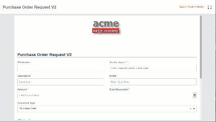 Full width option in Vasion