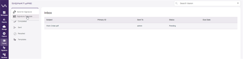 New Document options.