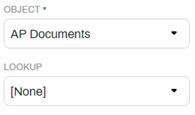 Object and lookup configuration.