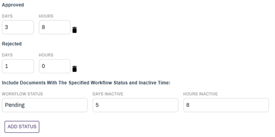 Add Status based notifications.