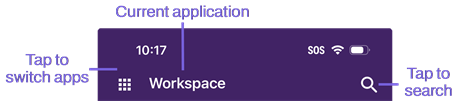 App header.
