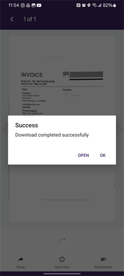 Download Message - Android