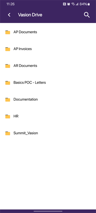Parent folders