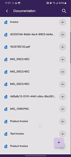Scroll to fade the Add button from view