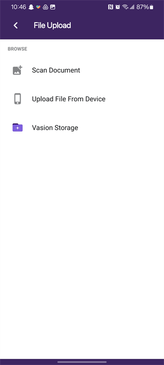 Select the document source