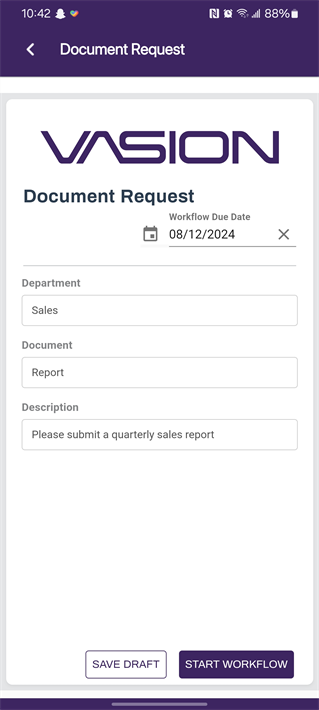 New Form Workflow