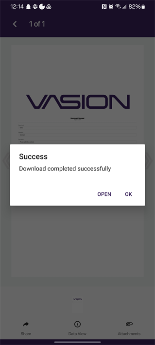Download Message - Android