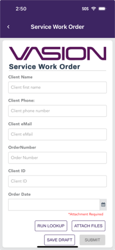 Attach Files option