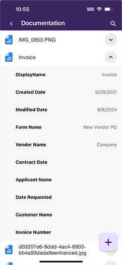Storage file details