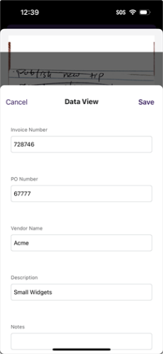 Save object data