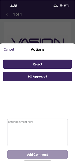 Workflow actions