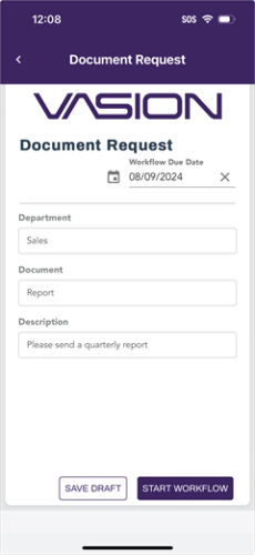 Form workflow