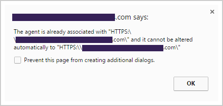 Error message about instance not in allow list. Error message about instance not in allow list.