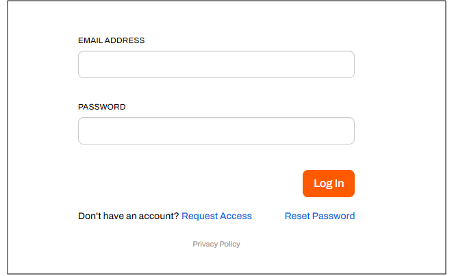MSP Portal login fields showing the Request Access and Reset Password link.