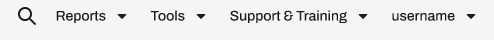 Admin Console menus