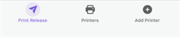 Navigation toolbar. The app navigation toolbar located at the bottom of the app screen.