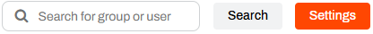 Admin Console showing Settings button. Admin Console showing Settings button.