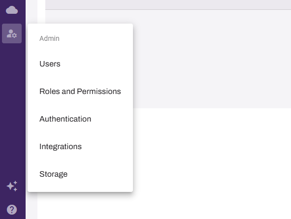 Admin menu expanded to show the Integrations option.