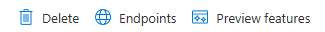 Endpoints menu option in Entra.