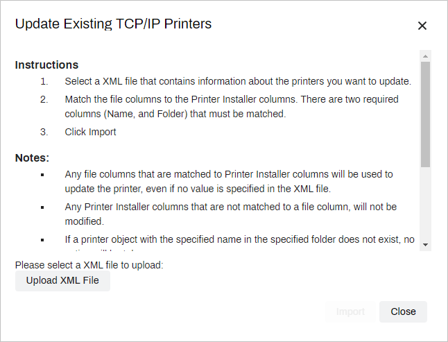 Modal showing instructions. Modal showing instructions.